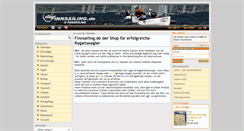 Desktop Screenshot of finnsailing.de